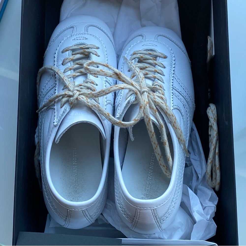 Dries Van Noten Leather Sneakers